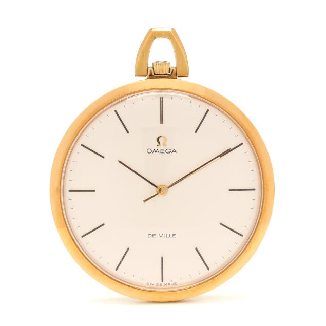 gold-plated-i-de-ville-i-open-face-pocket-watch-omega