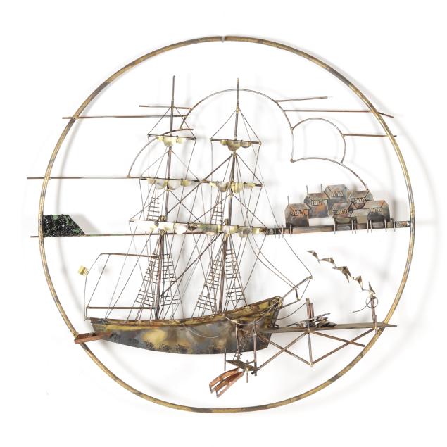 curtis-jere-metal-clipper-ship-wall-hanging
