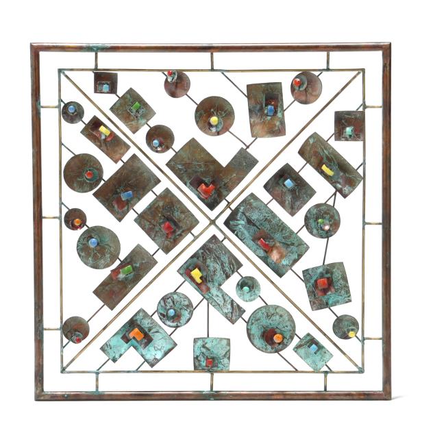 brutalist-metal-and-enamel-wall-sculpture