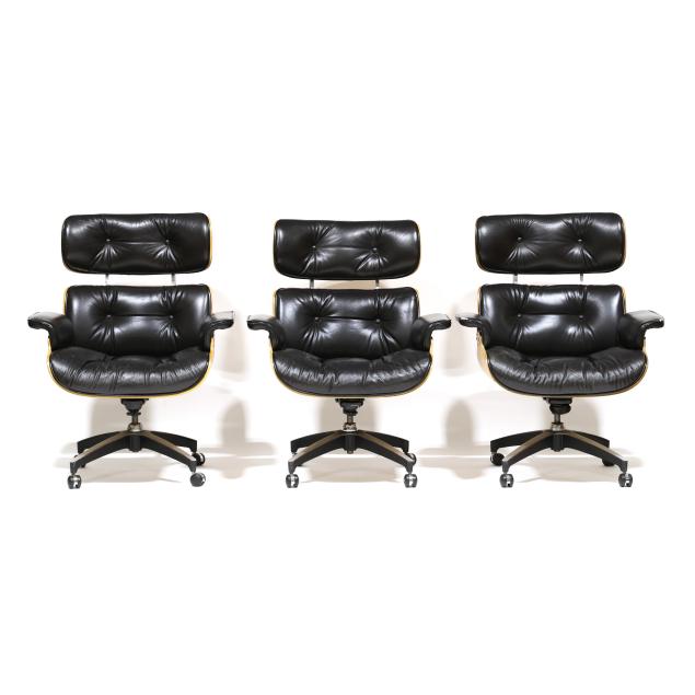after-charles-and-ray-eames-three-vintage-executive-chairs