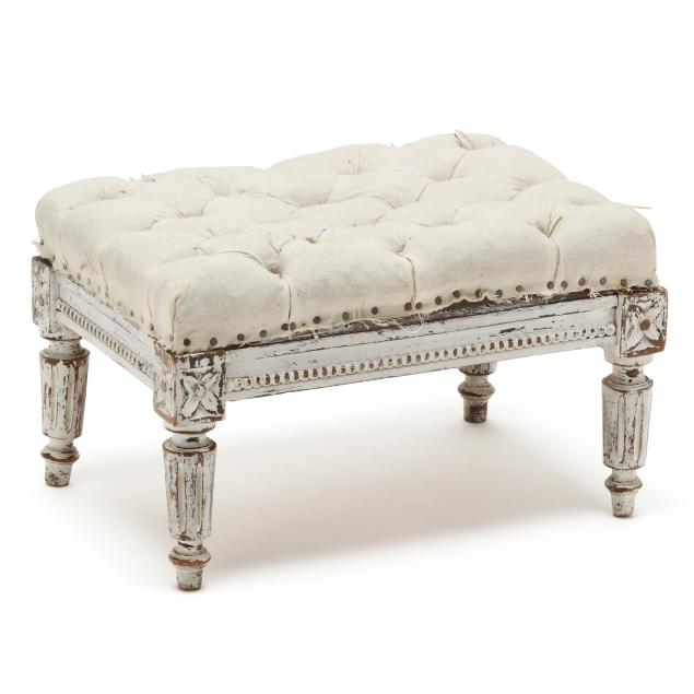louis-xvi-style-painted-and-tufted-diminutive-footstool