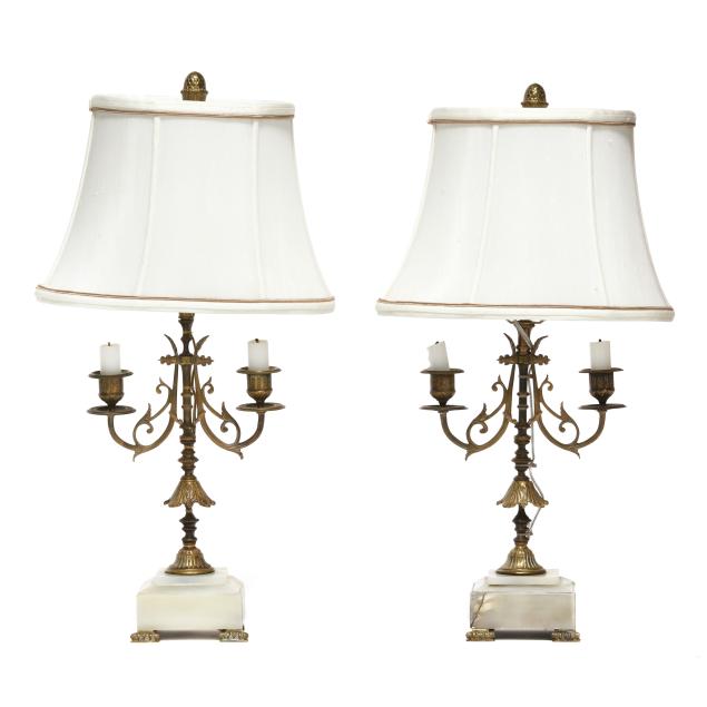 pair-of-antique-brass-and-alabaster-candelabra-table-lamps-with-shades