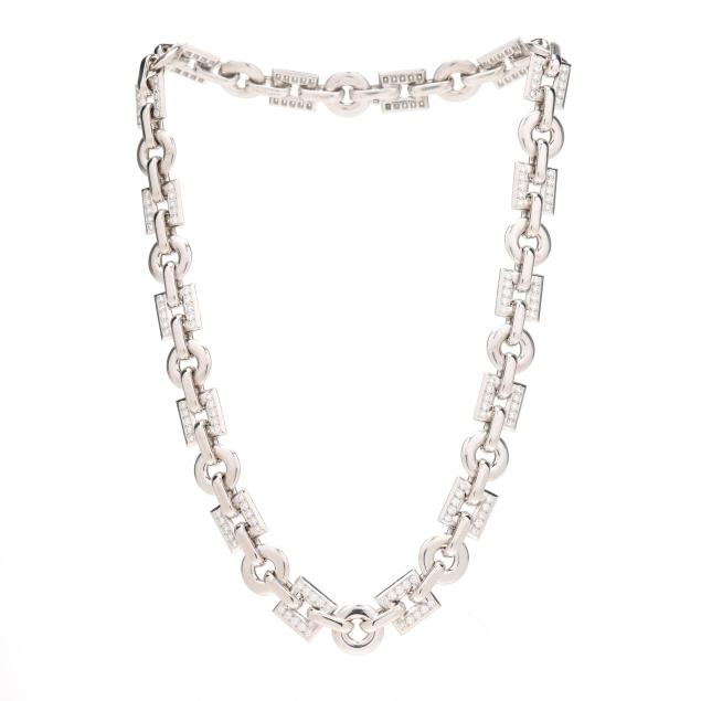 white-gold-and-diamond-geometric-link-necklace-fred