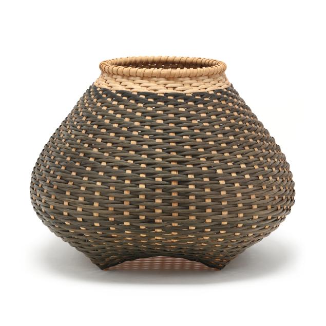 billie-ruth-sudduth-nc-b-1945-splint-reed-woven-basket