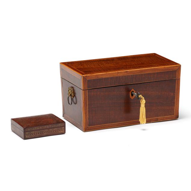 antique-inlaid-mahogany-tea-caddy-and-piquework-box