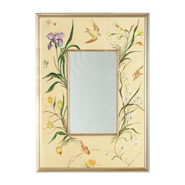 paint-decorated-mirror-signed