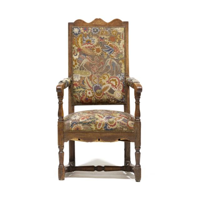 elizabethan-needlepoint-upholstered-armchair