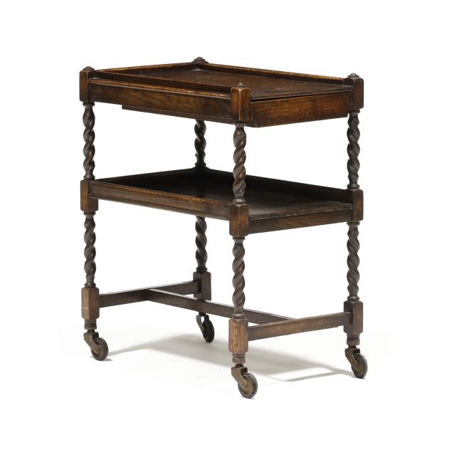 vintage-oak-barley-twist-bar-cart