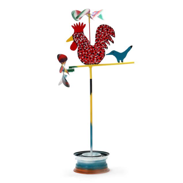 vollis-simpson-nc-1919-2013-kinetic-folk-art-rooster-and-bluebird-whirligig