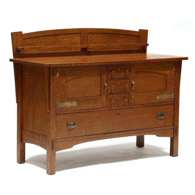 charles-limbert-mission-oak-sideboard