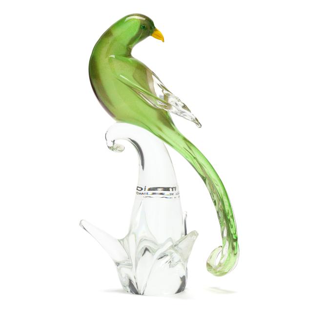 murano-glass-exotic-bird