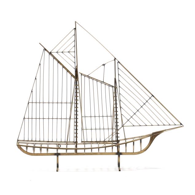 curtis-jere-large-metalwork-sailboat-sculpture