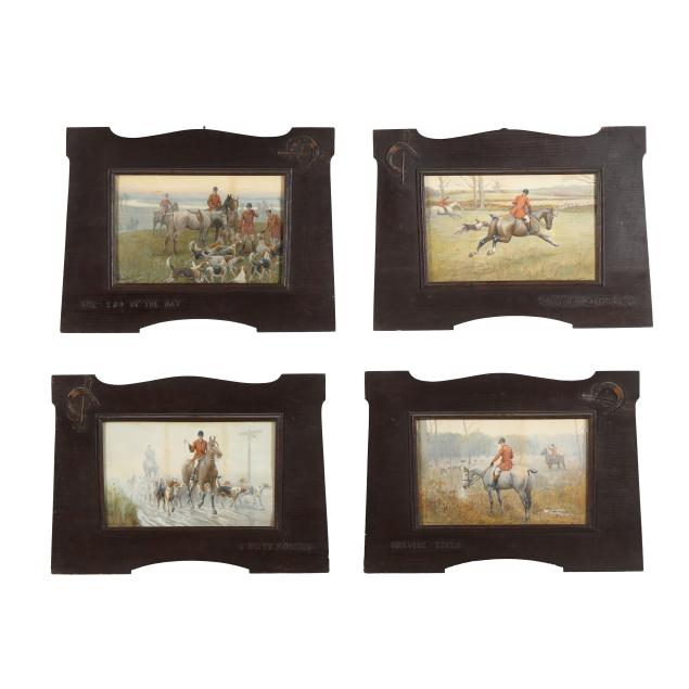 after-lionel-edwards-english-1878-1966-four-vintage-fox-hunt-prints