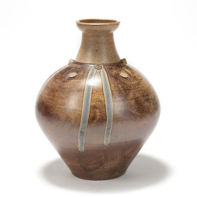 mark-hewitt-nc-b-1955-pottery-floor-vessel-with-glass-runs