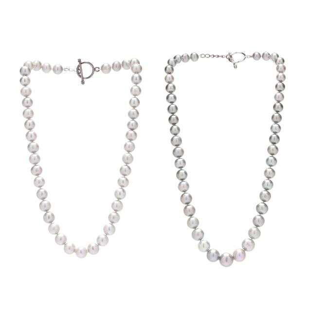 two-single-strand-gray-pearl-necklaces