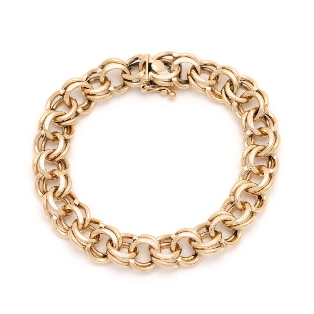 gold-round-link-bracelet