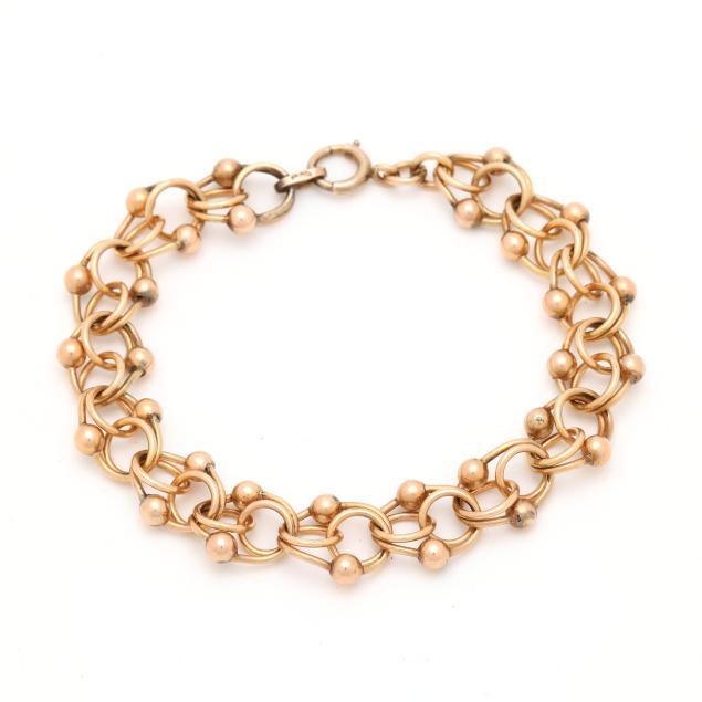 vintage-gold-filled-fancy-link-bracelet