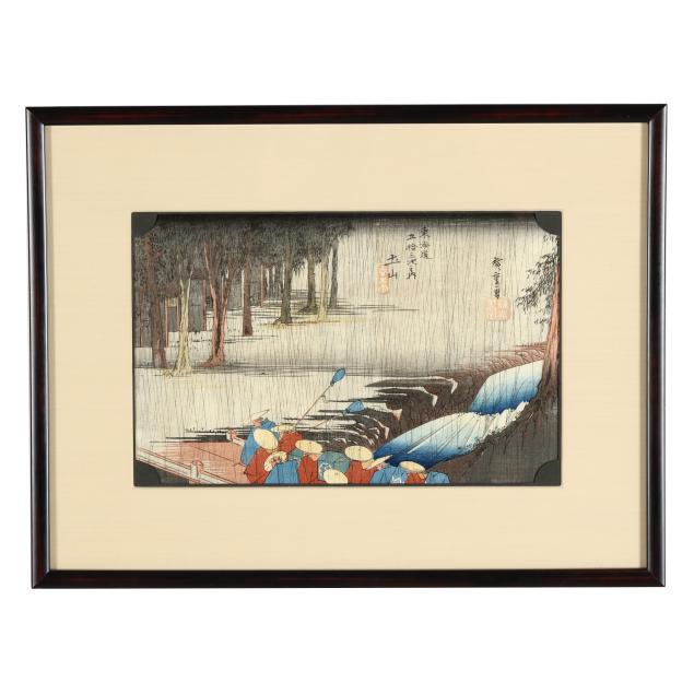 utagawa-hiroshige-japanese-1797-1858-i-spring-rain-at-tsuchiyama-station-50-i