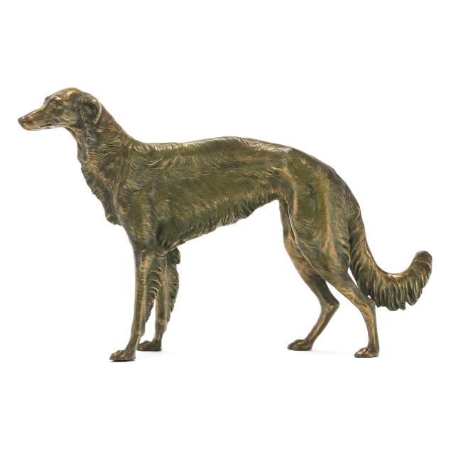 jennings-brothers-brass-table-sculpture-of-a-borzoi
