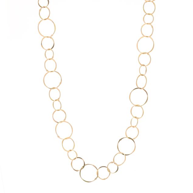 gold-circle-necklace-black-mountain-silver