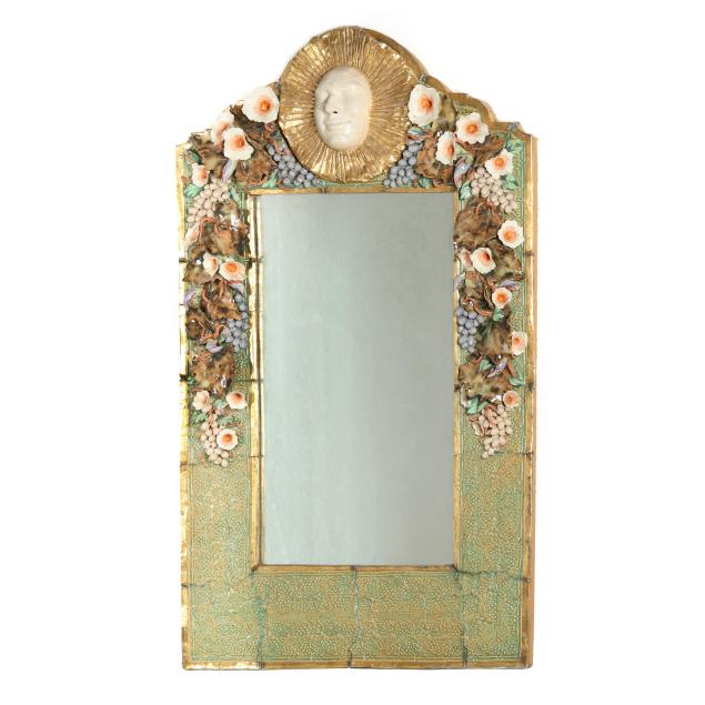 george-alexander-ceramic-sculptural-wall-mirror