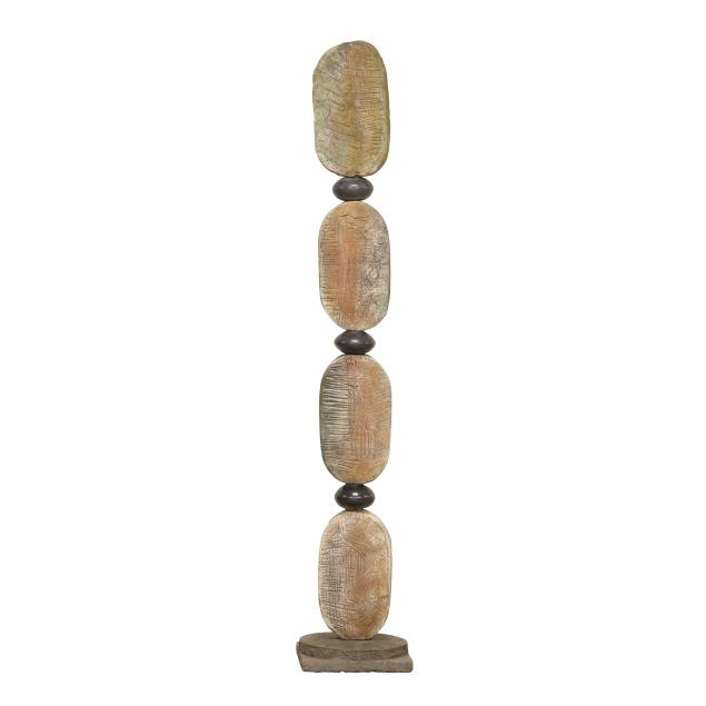 wiiliam-moore-nc-1935-2023-i-bigger-the-bob-i-eight-foot-outdoor-ceramic-totem