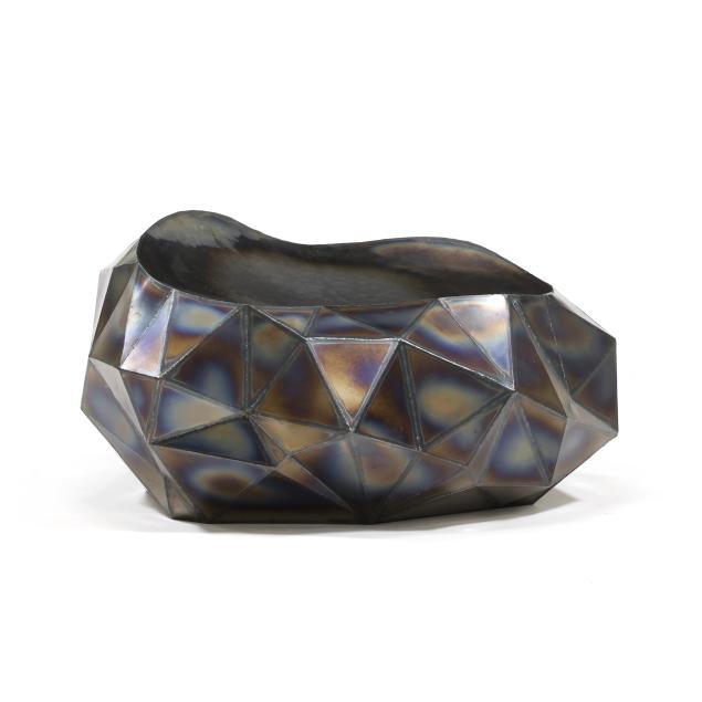 shawn-hibmacronan-american-b-1985-steel-boulder-stool