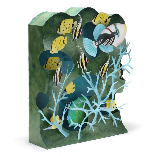 michael-van-hout-nc-b-1953-large-custom-metalwork-sculpture-with-tropical-fish