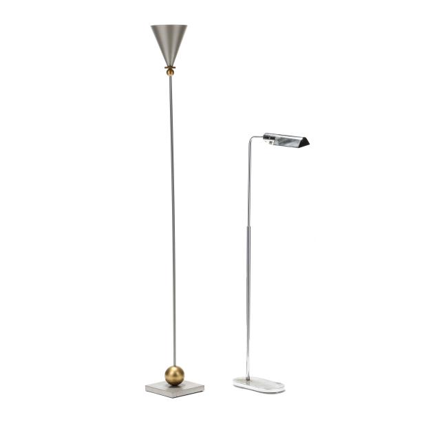 two-modern-floor-lamps-including-george-kovacs