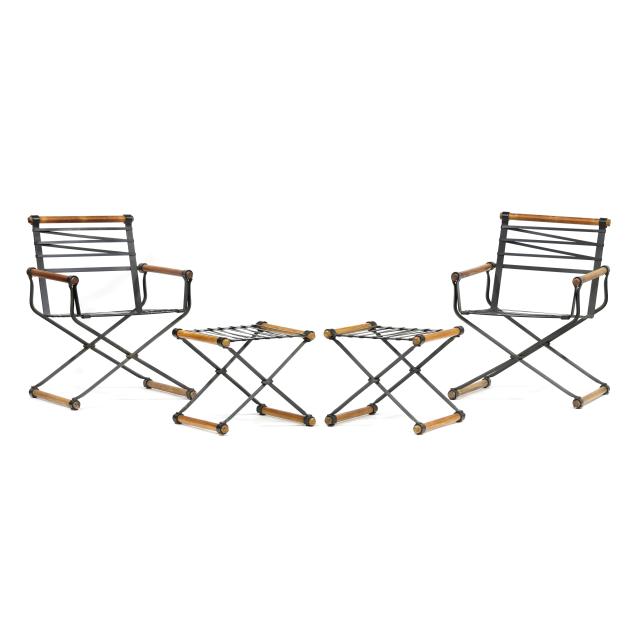 cleo-baldon-american-1927-2014-pair-of-i-campaign-i-chairs-and-side-tables