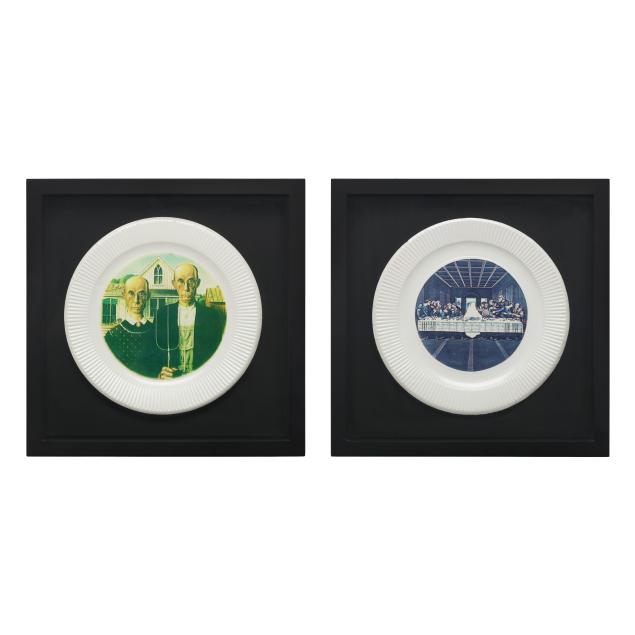 howard-kottler-american-1930-1989-i-american-gothicware-i-and-i-last-supperware-i-two-works