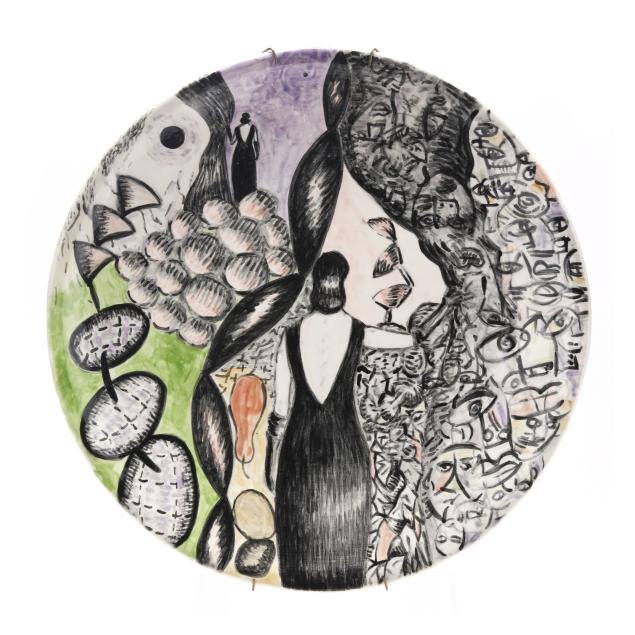 glugio-gronk-nicandro-american-b-1954-figural-charger