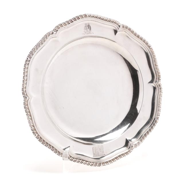 george-iv-silver-dinner-plate-mark-of-benjamin-smith