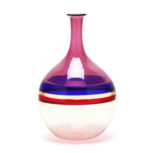 giuliano-mian-italy-b-1944-incalmo-glass-bottle-vase