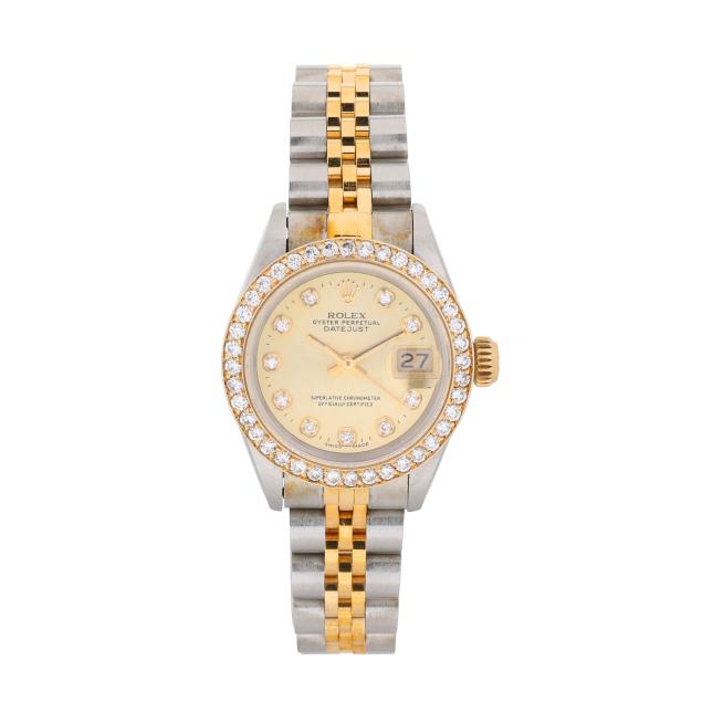 lady-s-stainless-steel-and-gold-i-lady-datejust-i-chronometer-watch-rolex
