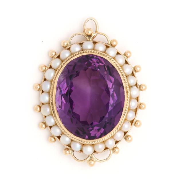 gold-amethyst-and-pearl-brooch-pendant
