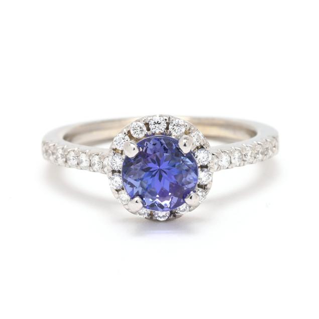 white-gold-tanzanite-and-diamond-ring