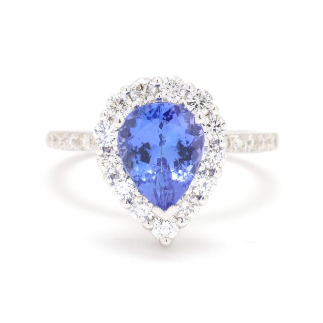 white-gold-tanzanite-and-diamond-ring