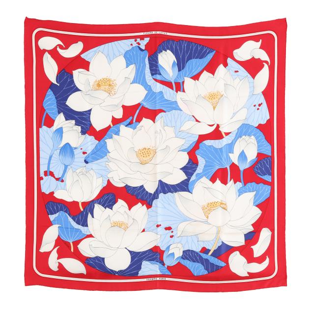 silk-i-fleurs-de-lotus-i-scarf-hermes