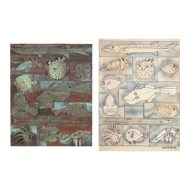 michael-van-hout-nc-b-1953-relief-sculpture-of-sea-life-from-historic-nc-salvaged-copper