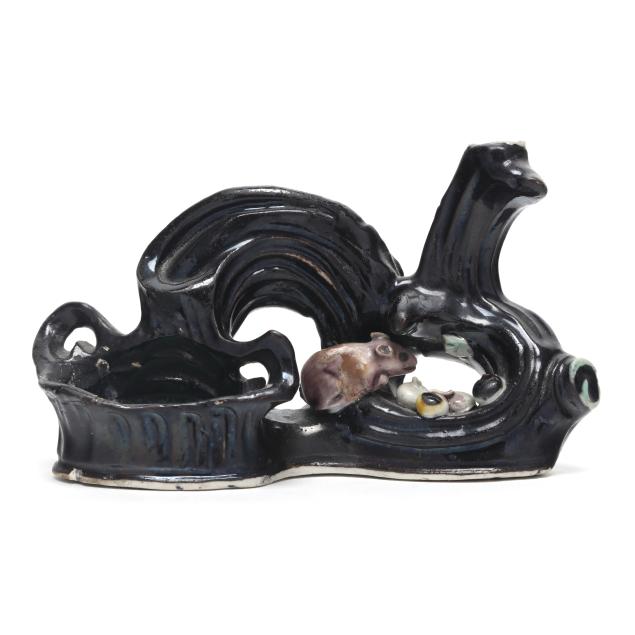 a-chinese-famille-noire-brush-rest-and-brush-washer-coupe