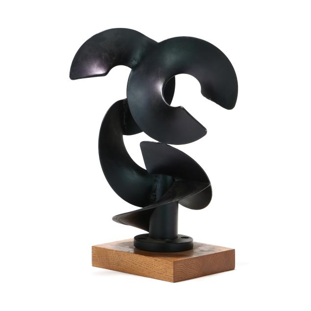 stephen-kishel-sc-modernist-metal-helix-sculpture