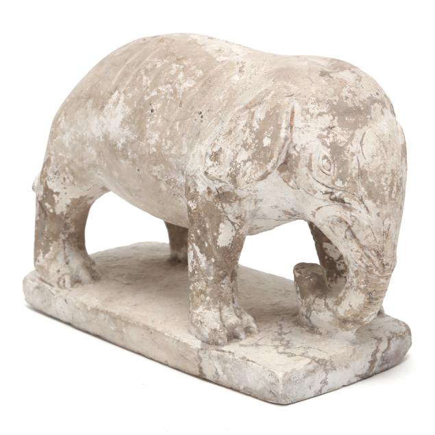 a-chinese-carved-gray-limestone-elephant