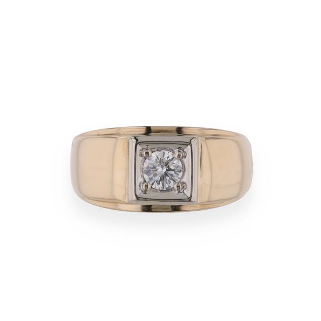 gent-s-gold-and-diamond-ring