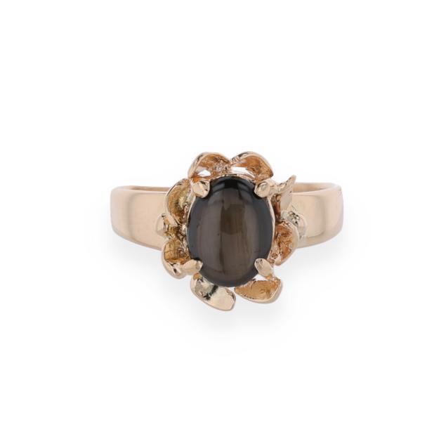 gold-and-black-star-sapphire-ring