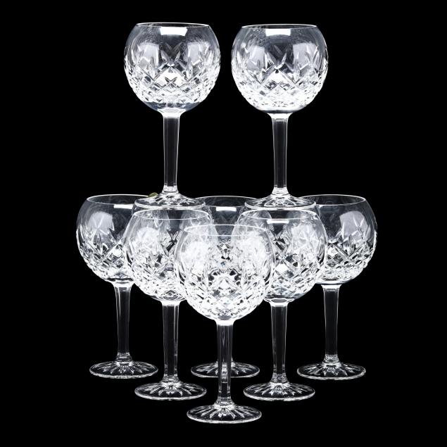 set-of-eight-waterford-i-lismore-i-crystal-balloon-wine-glasses