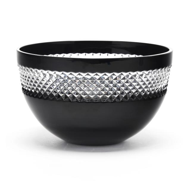 john-rocha-for-waterford-black-cut-crystal-bowl