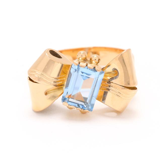 retro-gold-and-blue-spinel-ring