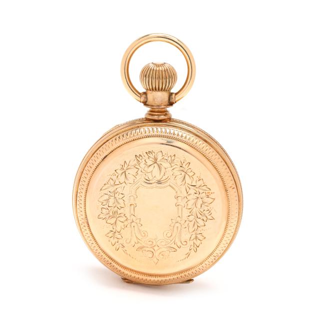 antique-gold-hunting-case-pocket-watch-elgin