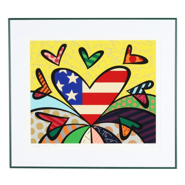 romero-britto-brazilian-b-1963-i-american-revival-i